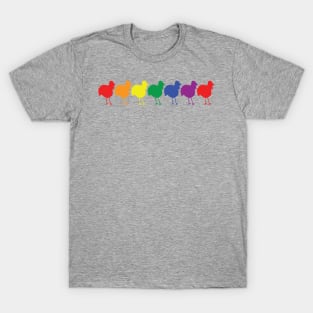 Turkey Pride Thanksgiving Rainbow T-Shirt